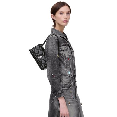 THE QUILTED MINI DUAL SHOULDER BAG